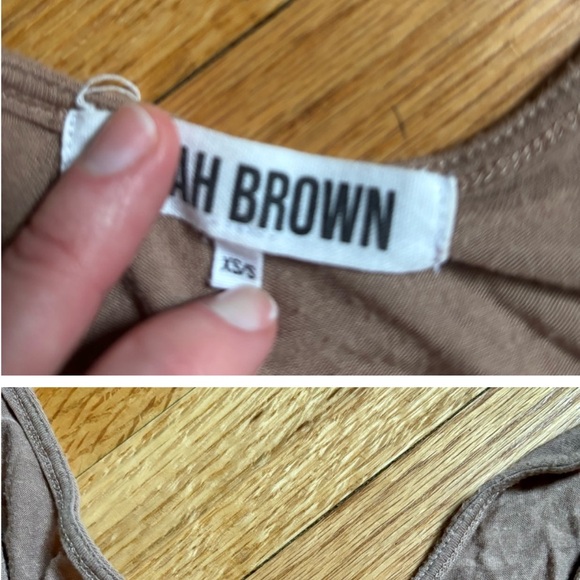 Joah Brown Long Sleeve Top - Picture 2 of 5
